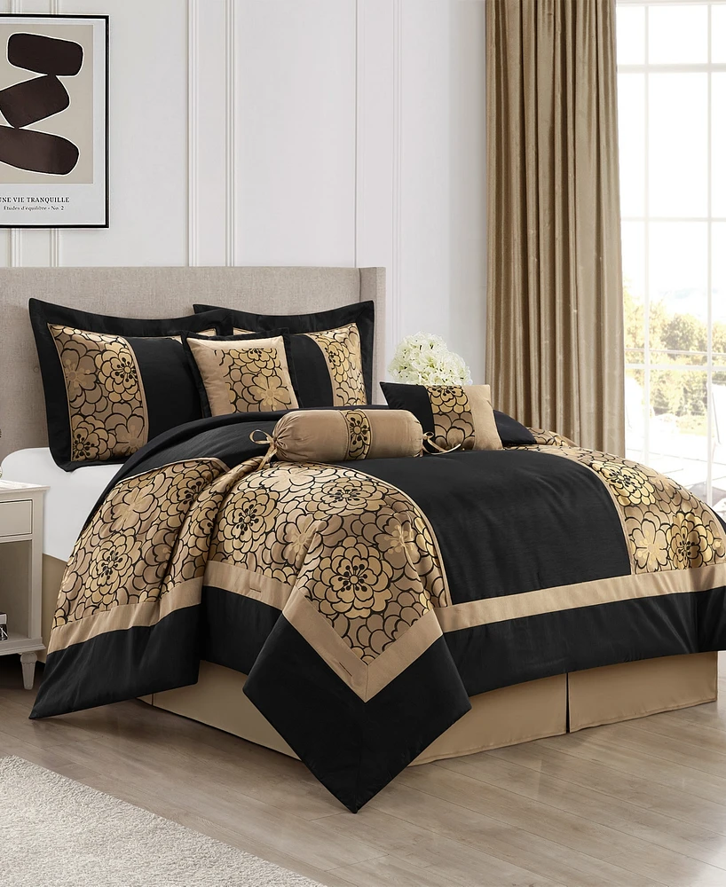 Stratford Park Sibyl Jacquard 7-Pc. Comforter Set