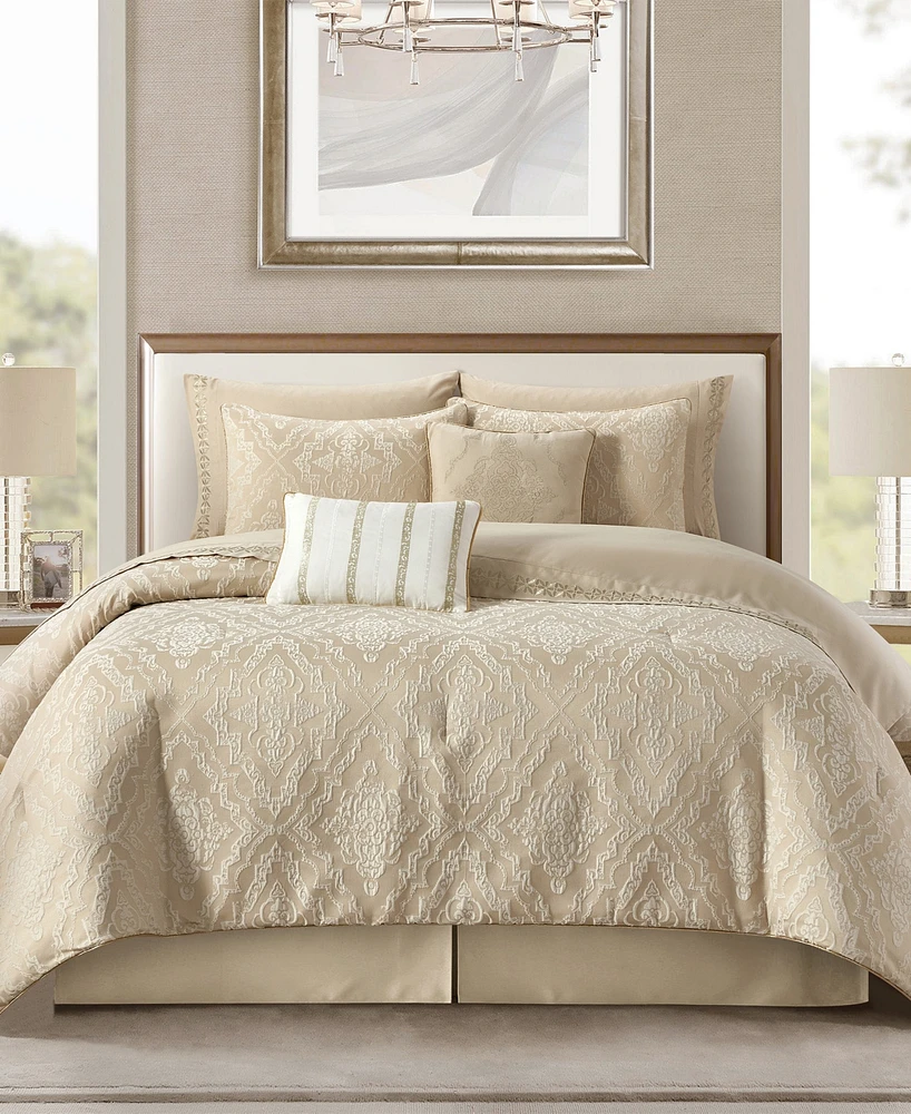 Stratford Park Sheridan Damask 10-Pc. Comforter Set