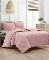 Stratford Park Felicia Stripes 3-Pc. Comforter Set, Queen