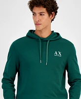 A|X Armani Exchange Men's Long Sleeve Double Sided Logo Hoodie, Created for Macy's