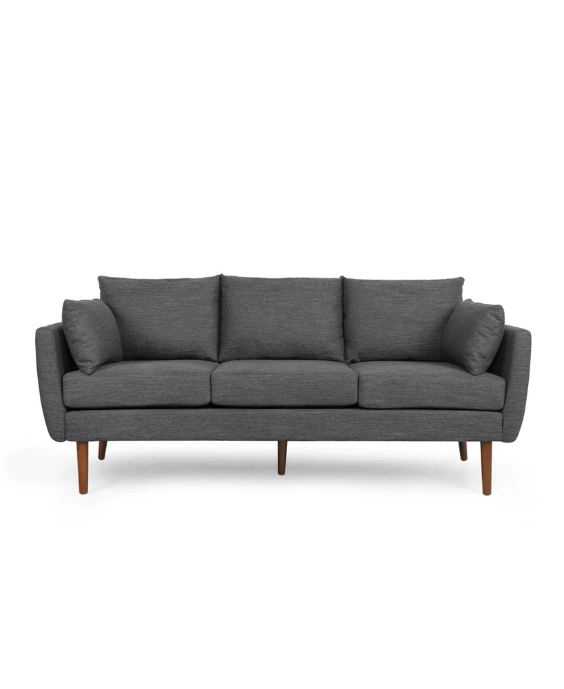 Simplie Fun Contemporary 3-Seater Sofa With Accent Pillows