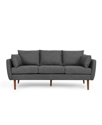 Streamdale Furniture Contemporary 3-Seater Sofa With Accent Pillows