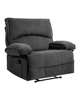 Oversized Push-Back Recliner with Super Soft Fleece