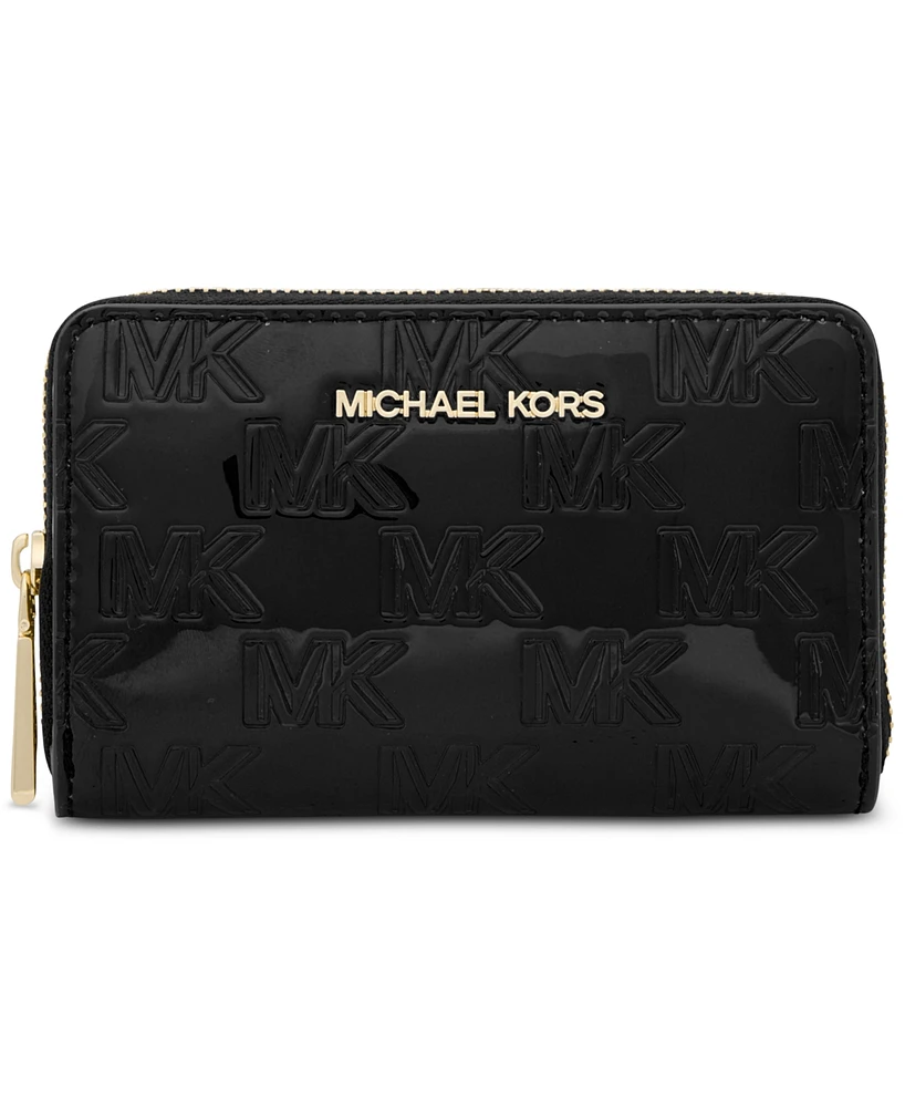 Michael Kors Jet Set Small Zip Around Card Case Gift Box