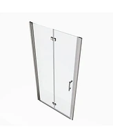 Streamdale Furniture 1-3/8" Adjustable Universal Pivot Shower Door with 1/4" Tempered Glass