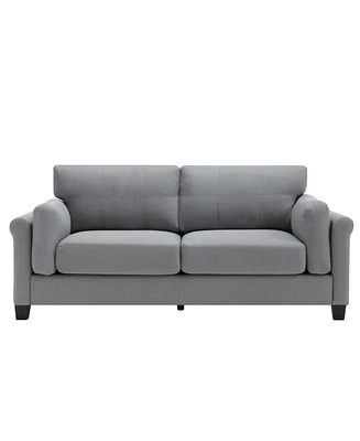 Simplie Fun 79" Modern Sofa with Built-in Usb & Type-c Ports