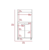 Fm Furniture Rockford Kitchen Cart