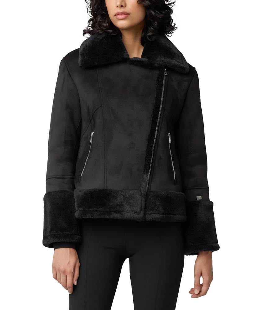 Soia & Kyo Women's Phoebe Faux Sherpa Coat