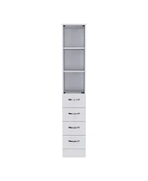 Fm Furniture Preston Linen Cabinet