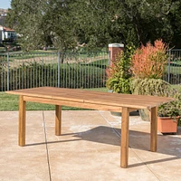 Rustic Acacia Expandable Dining Table