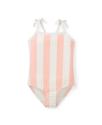 Hope & Henry Toddler Girls Cross Back Swimsuit