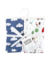 Hudson Baby Infant Boy and Toddler Cotton Toddler Pillow Case, Boy Farm Animals, One Size