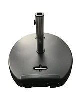 Mota Umbrella Base: 132 Lbs Concrete With Stainless Steel Collar