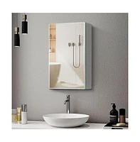 20x26" Medicine Cabinet with Mirror, Recessed or Wall Mount