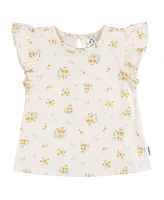 Gerber Toddler Girls Short Sleeve T-Shirts, 3 Pack