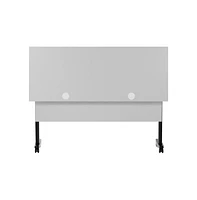 Emma+Oliver Hahn Heavy-Duty Flip Top Training Table With Nesting Design, Privacy Panel, T-Legs, Tabletop