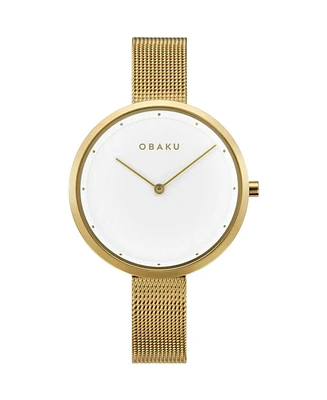 Obaku Women's Classic White Dial Watch
