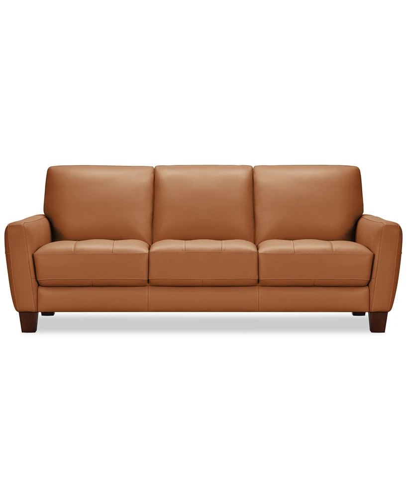 Galligher 82" Leather Sofa, Created for Macy's