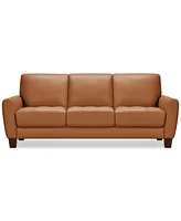 Galligher 82" Leather Sofa, Created for Macy's