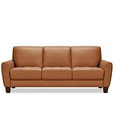 Galligher Leather Sofa Collection Created For Macys