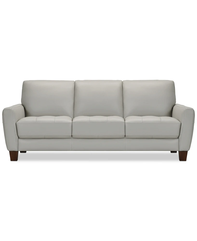 Galligher 82" Leather Sofa, Created for Macy's