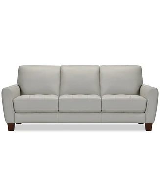 Galligher 82" Leather Sofa, Created for Macy's