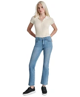 Dkny Jeans Petite High-Rise Bootcut