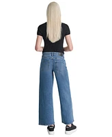 Dkny Jeans Petite High-Rise Wide-Leg