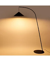 Brightech Devin 66" Modern Led Arc Floor Lamp with Weighted Base