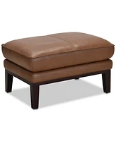 Kettner 32" Leather Ottoman, Created for Macy's