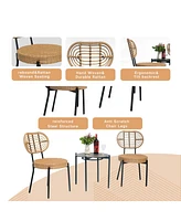 3-Piece Outdoor Wicker Bistro Set: Durable, Stylish, & Versatile