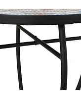 La Crescenta Tile Mosaic Accent Table