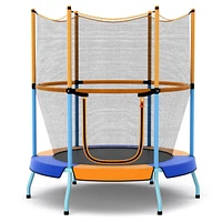 Slickblue 48 Inch Toddler Trampoline with Safety Enclosure Net