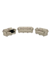 Simplie Fun Modular Storage Sofa Set with Adjustable Backs & Arms