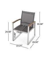 Mid-Century Modern Outdoor Dining Chair