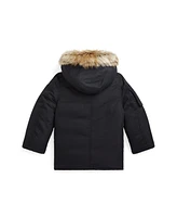 Polo Ralph Lauren Toddler and Little Boys Artificial-fur-Trim Down Parka Jacket