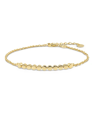 Devata Round Link Chain Bracelet in 14K Gold, 6.5 in adj to 7.5 in, approx. 2.8 grams