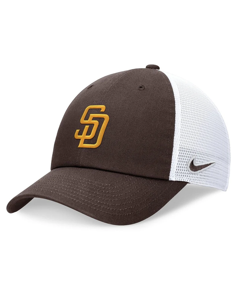 Nike Men's Brown San Diego Padres Club Trucker Adjustable Hat