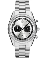 Emporio Armani Men's Chronograph Stainless Steel Bracelet Watch 42mm
