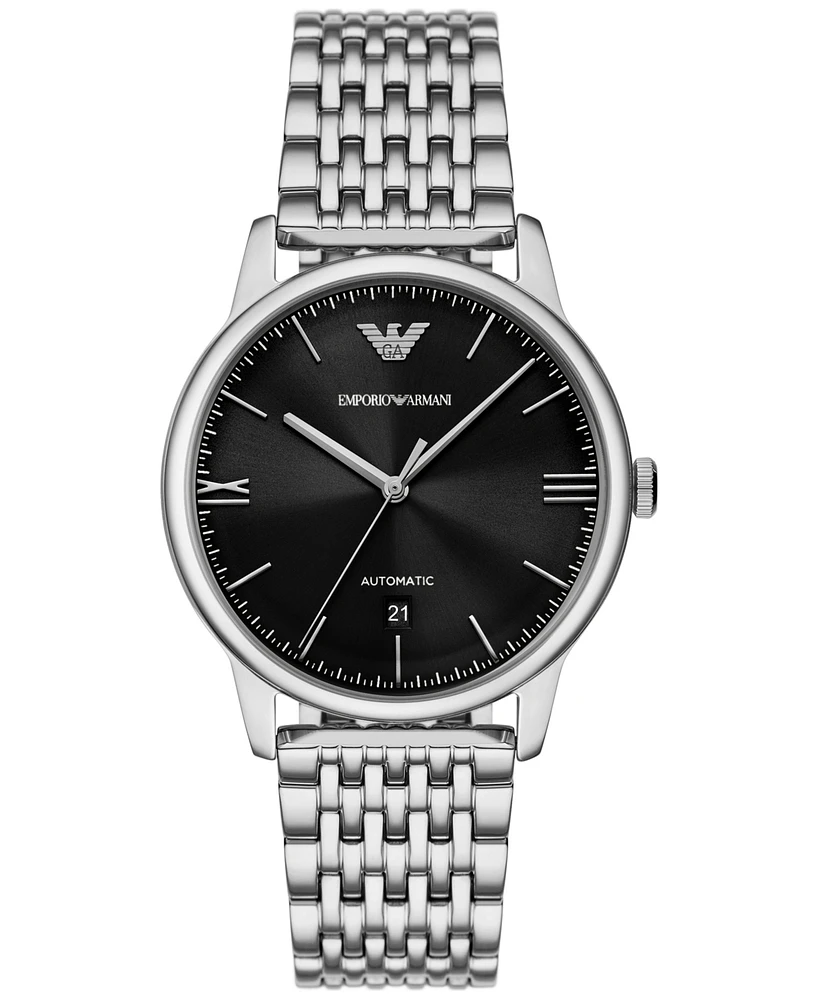 Emporio Armani Men's Automatic Stainless Steel Bracelet Watch 39mm