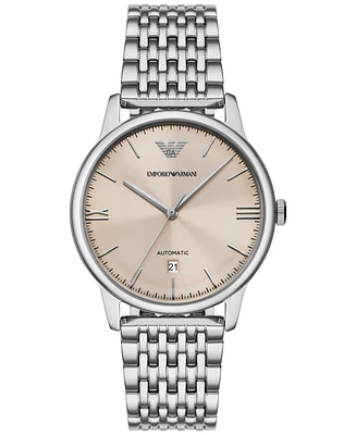 Emporio Armani Men's Automatic Stainless Steel Bracelet Watch 39mm