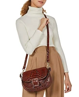 Brahmin Cynthia Matcha Small Leather Shoulder Bag