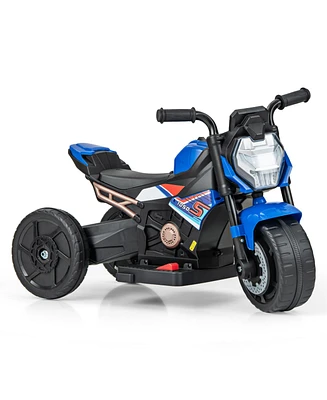 Slickblue Kids Ride-on Motorcycle 6V Battery Powered Motorbike with Detachable Training Wheels