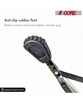 5 Core Drum Throne Padded Guitar Stool Height Adjustable Ergonomic Music Chair For Adults And Kids w Anti Slip Rubber Feet - Ds Ch Br Sdl