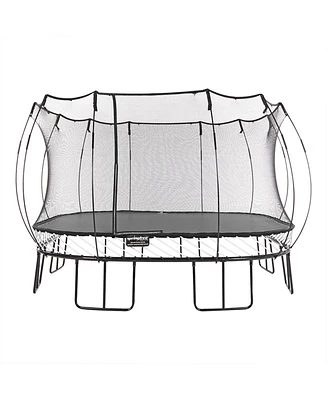 Springfree Trampoline Kids Outdoor Jumbo Square 13 Ft Trampoline with Enclosure