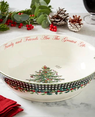 Spode Christmas Tree 2024 Annual Holiday Serving Bowl, Created for Macy's