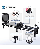 Stamina Products Aero Pilates Premier 700 Foldable Reformer Fitness Machine