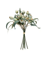 Slickblue Set of 2 Pod Bundles - 14” Styrofoam & Polyester Decorative Accents for Home