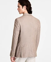 Calvin Klein Mens Slim Fit Tan Sport Coat