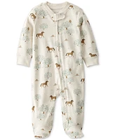 Little Planet by Carter's Baby Cotton Sleep & Play Wild Horses Footed Pajamas